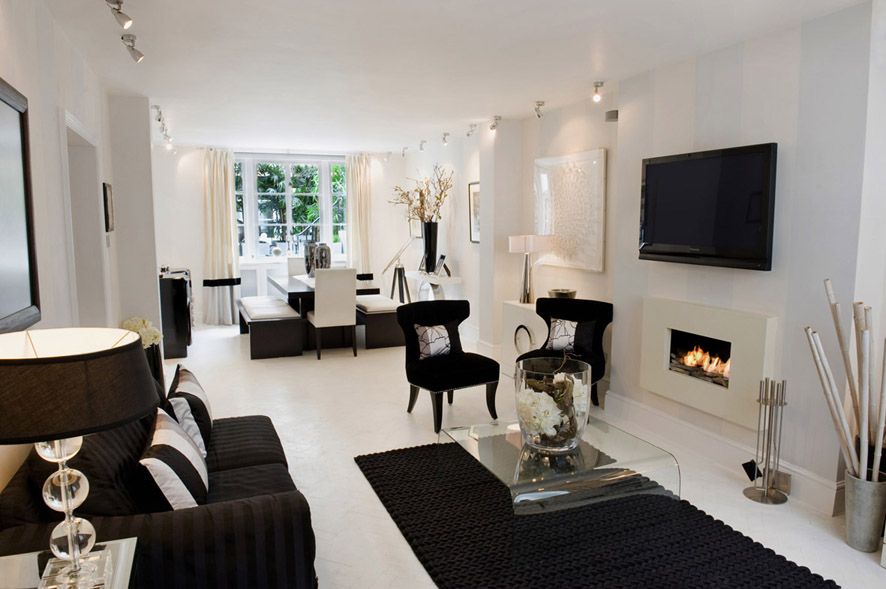 Cool-Black-And-White-Living-Room-Decoration-Ideas