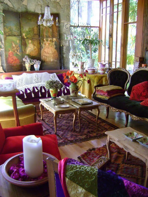 Cool Bohemian Living Room Designs