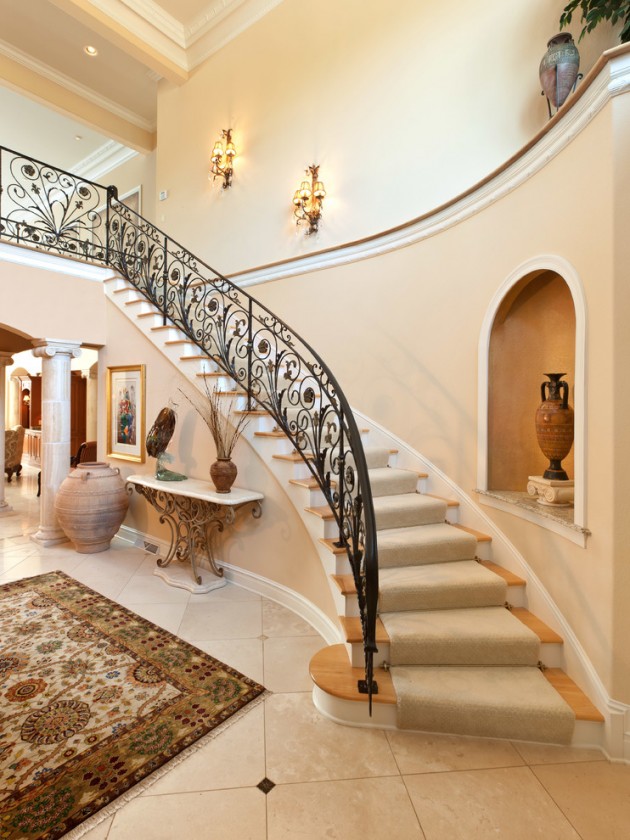 Cool Mediterranean Staircase Design