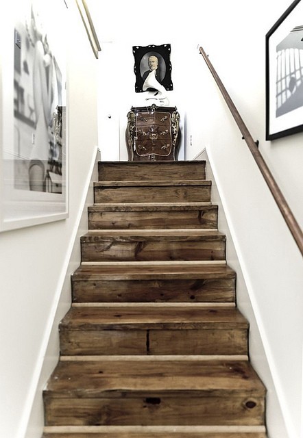 Cool Shabby Chic Staircase Design