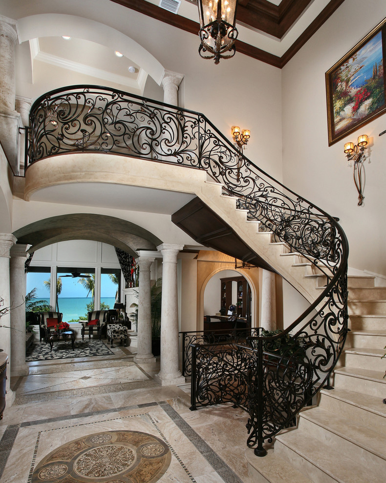 Glamorous-Staircase-Mediterranean-design
