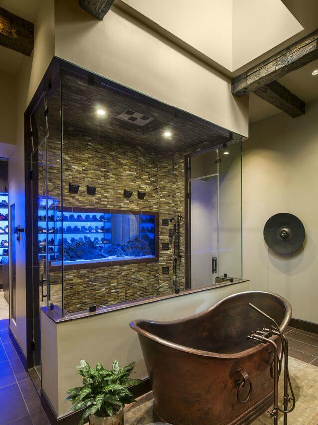 Gorgeous Bathroom With Walk In Showers