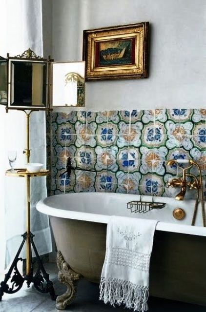 Gorgeous Bohemian Bathroom Design