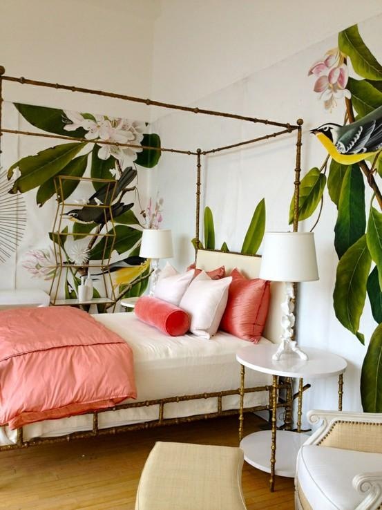 Gorgeous Tropical Bedroom Design