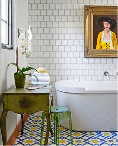 Lovely Eclectic Bathroom Design