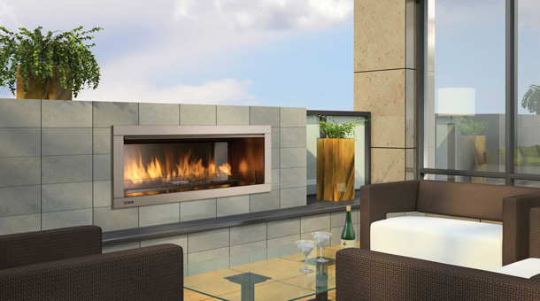 Lovely Modern Outdoor Fireplaces