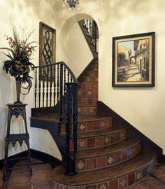 Mediterranean Staircase Designs