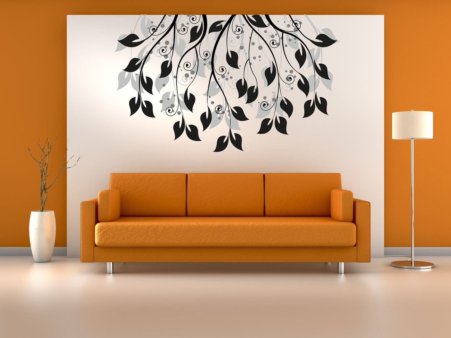 living room wall art designs