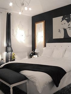 Nice Black And White Bedroom Designs