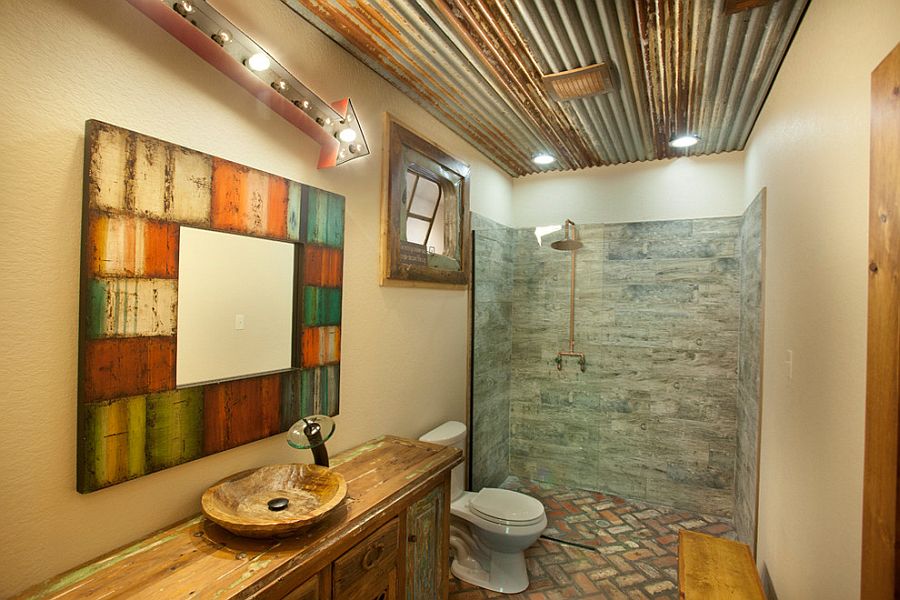 Reclaimed-materials-find-a-cozy-new-home-in-the-rustic-bathroom