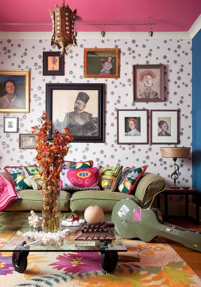 Simple-Decor-ideas-for-a-Bohemian-style-Living-Room