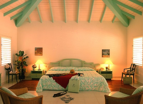 Stunning Tropical Bedroom Design