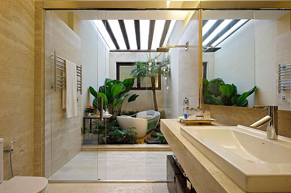 Tropical-modern-bathroom