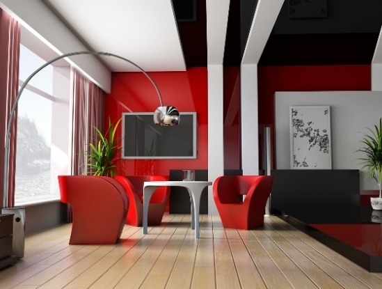 red-interior-design