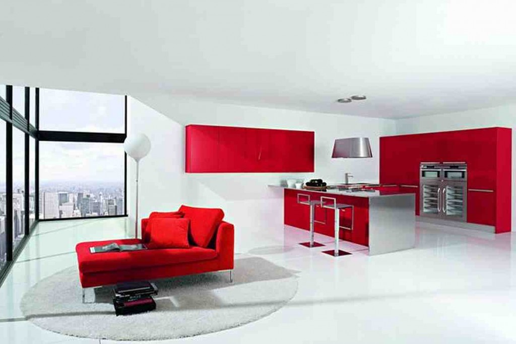red-white-kitchen-interior-design