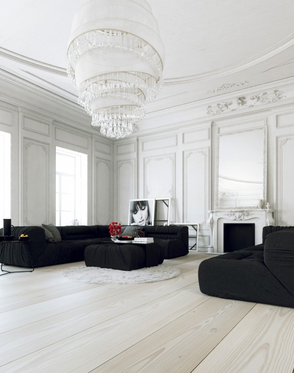 Black-and-White-Scandinavian-Living-Room-Design