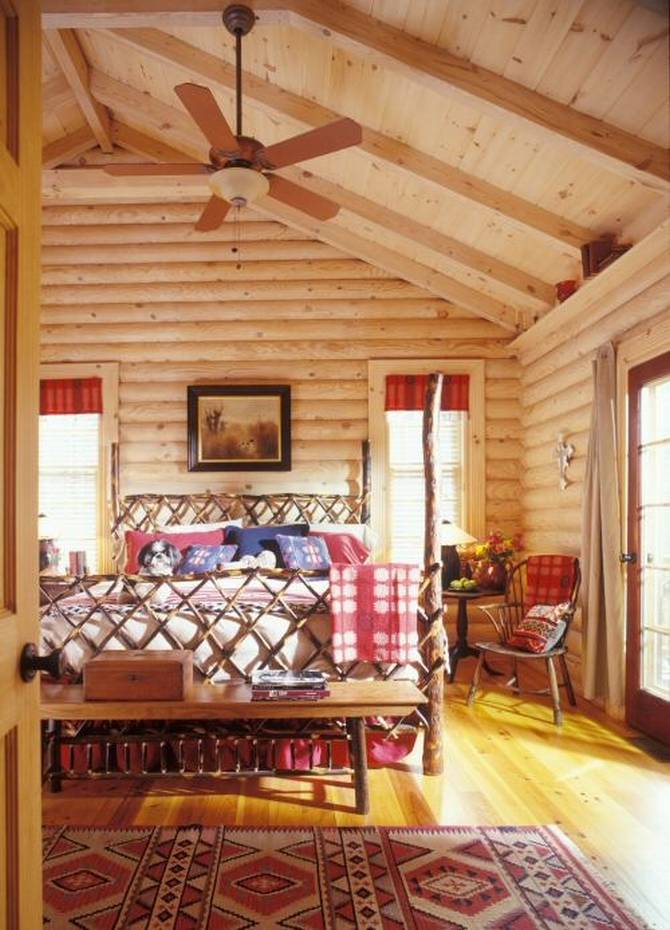 bedroom rustic country bedrooms log cabin master decor fabulous bed room wall guest wood king interior