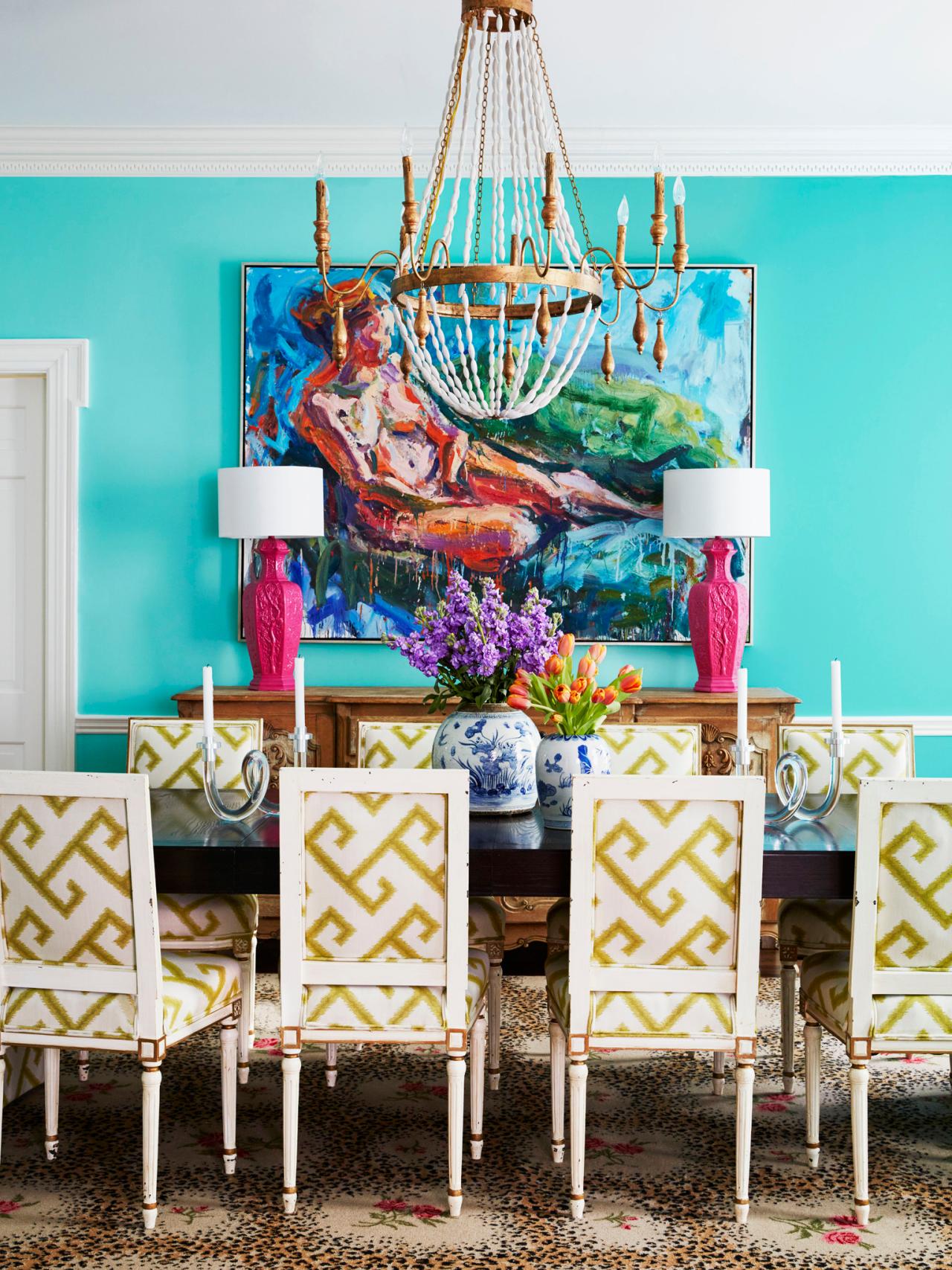 Stunning-Colorful-Dining-Room
