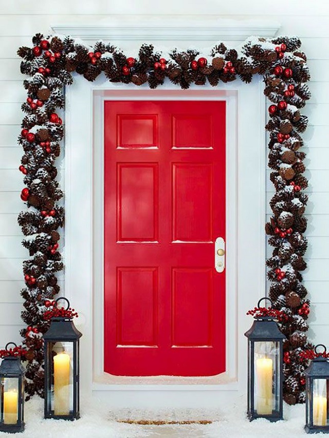 christmas-door-garland-ideas