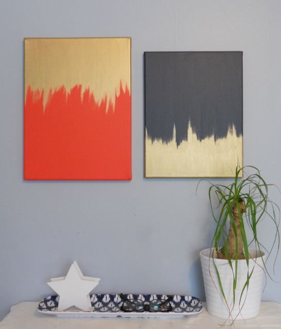 22 Unique And Easy DIY Canvas Wall Art Ideas Interior Vogue