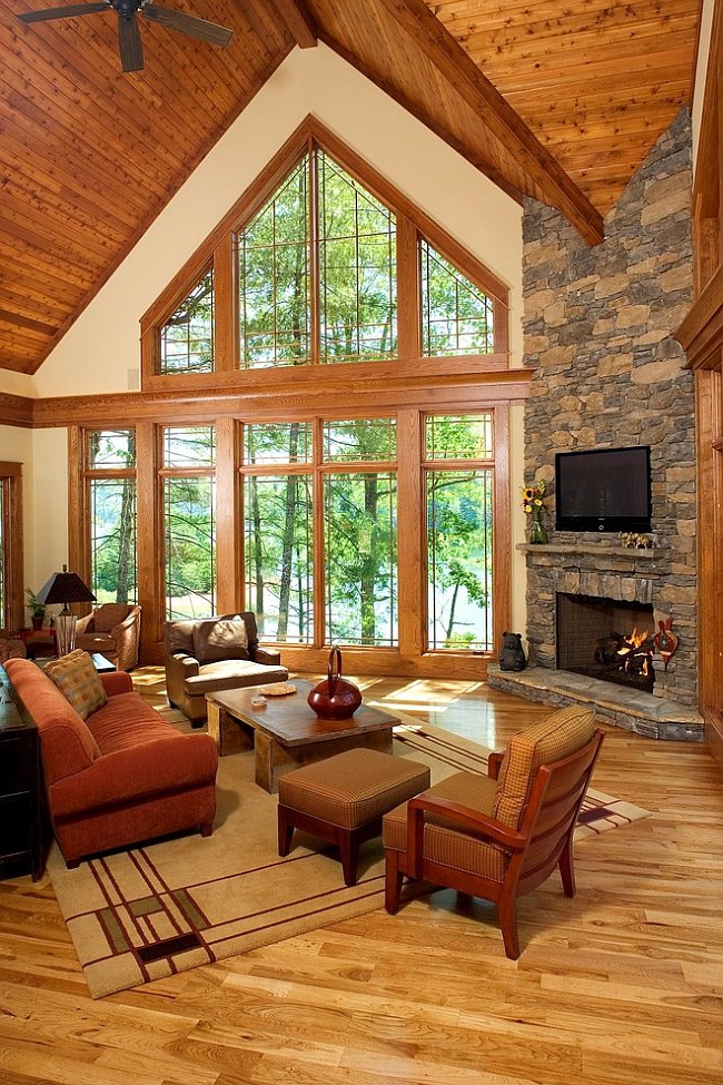 corner-fireplace-with-vaulted-ceiling