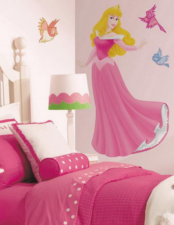 cute-girls-bedroom-wall-designs