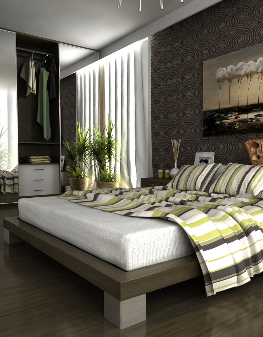 gray-walls-bedroom-decorating-ideas