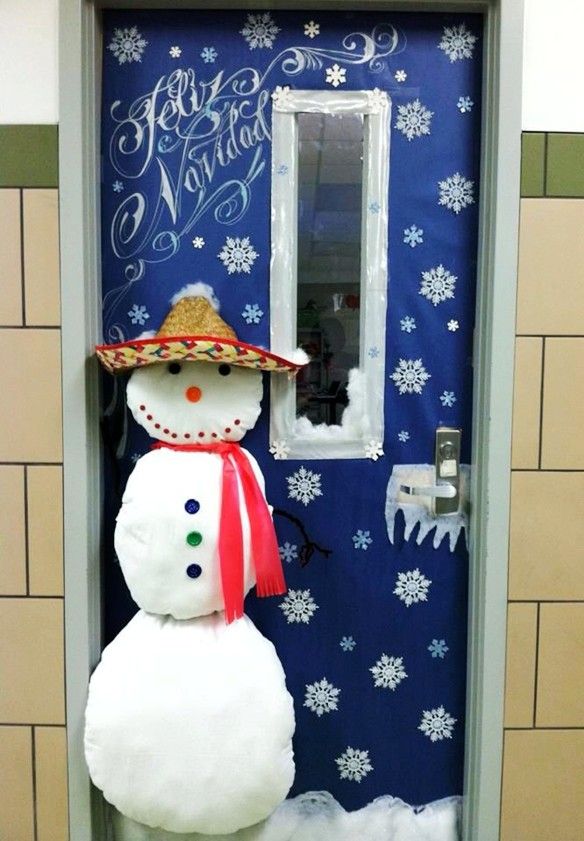 snowman-classroom-door-christmas-decorating-ideas