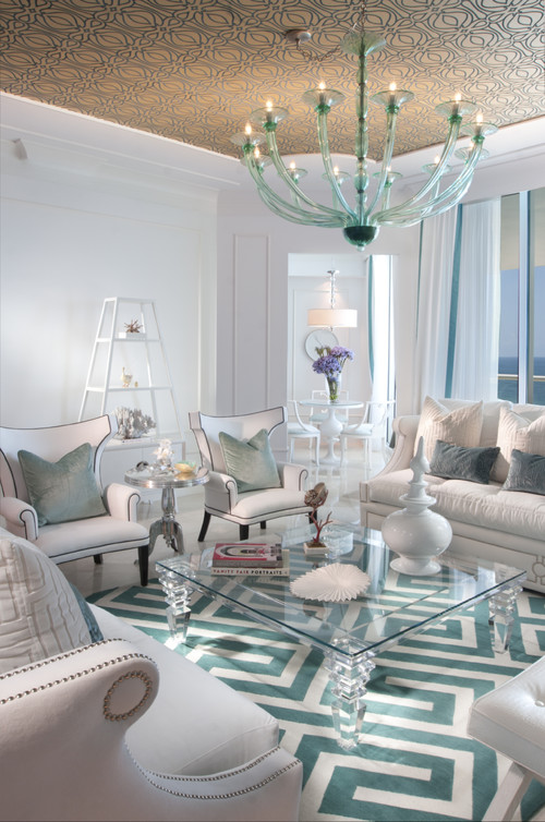white-and-turquoise-living-room
