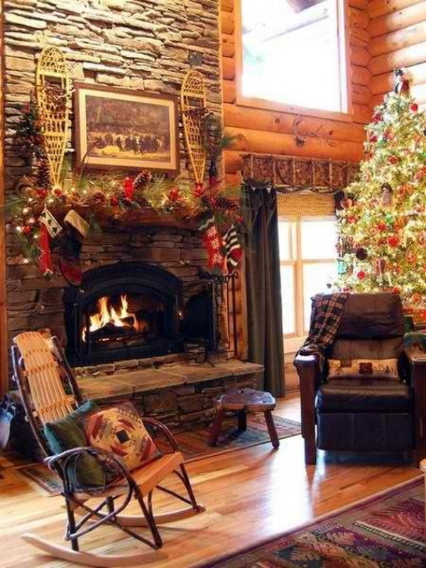 cabin-christmas-decorating-ideas