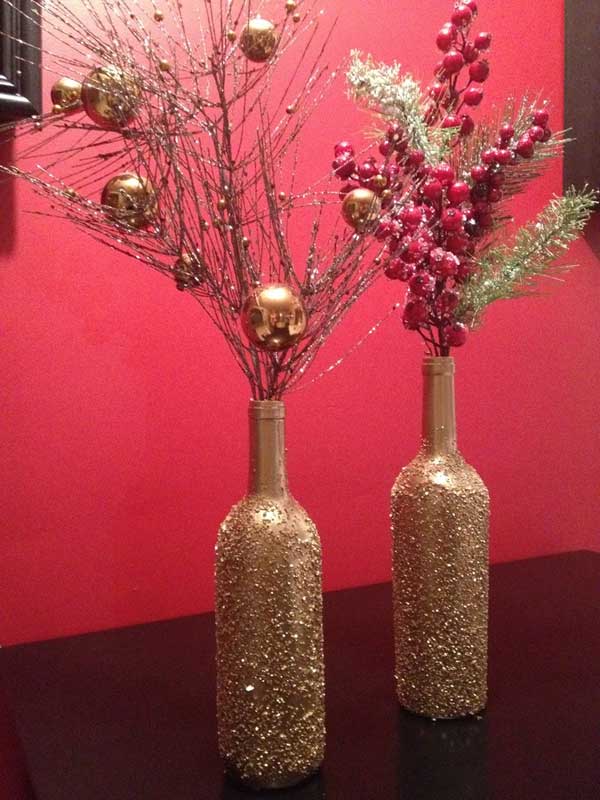 diy-wine-bottle-christmas-decorations