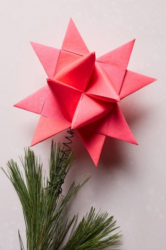 origami-christmas-star-tree-topper