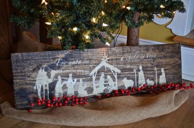 rustic-wooden-nativity-sign-made-with-white-paint