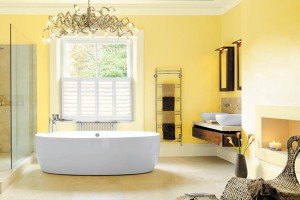 Colorful And Joyful Yellow Bathrooms Designs