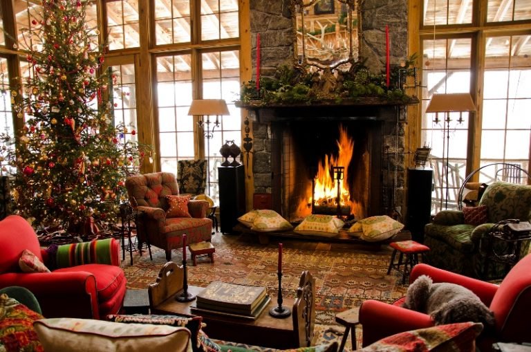 50 Awesome Fireplace Christmas Decoration Ideas  Interior Vogue