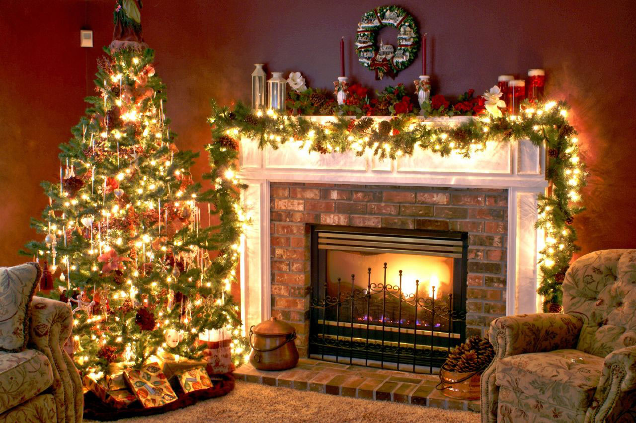 50 Awesome Fireplace Christmas Decoration Ideas - Interior ...